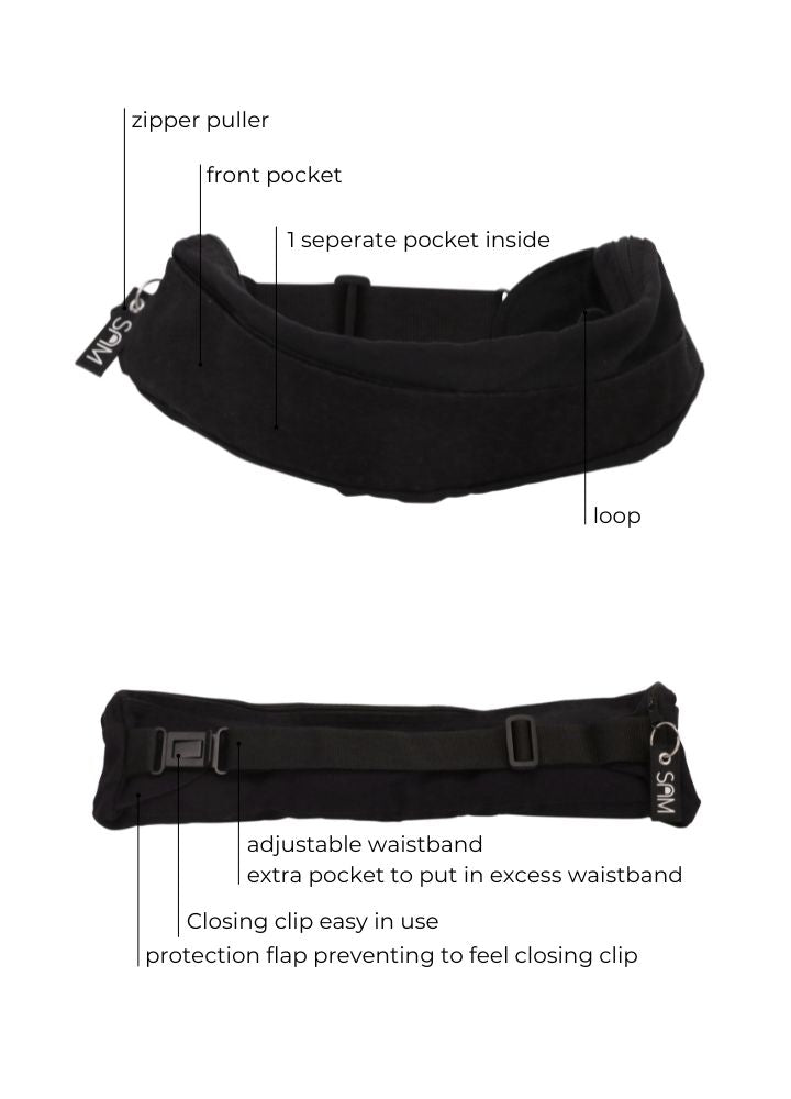 Calmdesign bag - weighted belt bag - calming by deep pressure