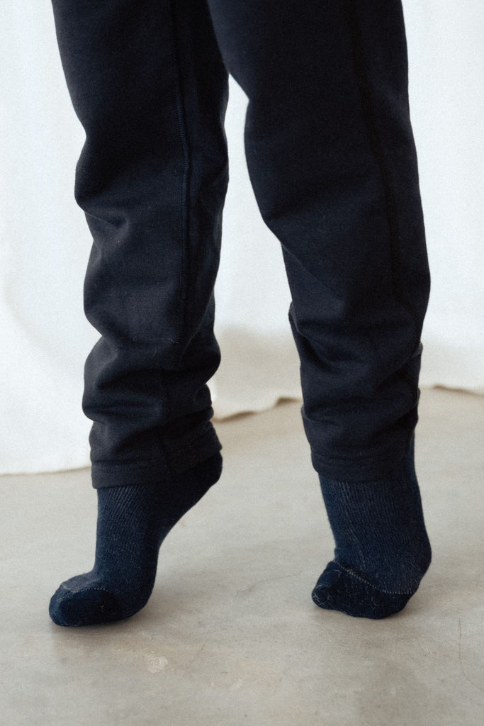 Blusss_Seamless soft bamboo SENS socks_Blue