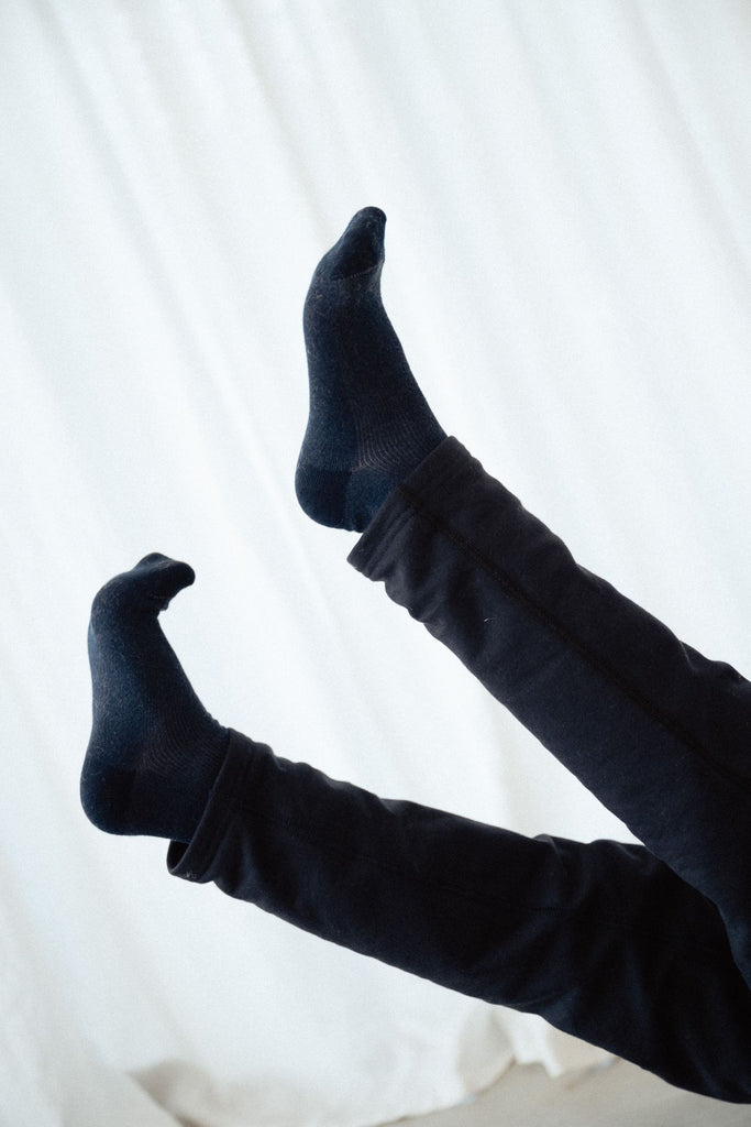 Blusss_Seamless soft bamboo SENS socks_Blue