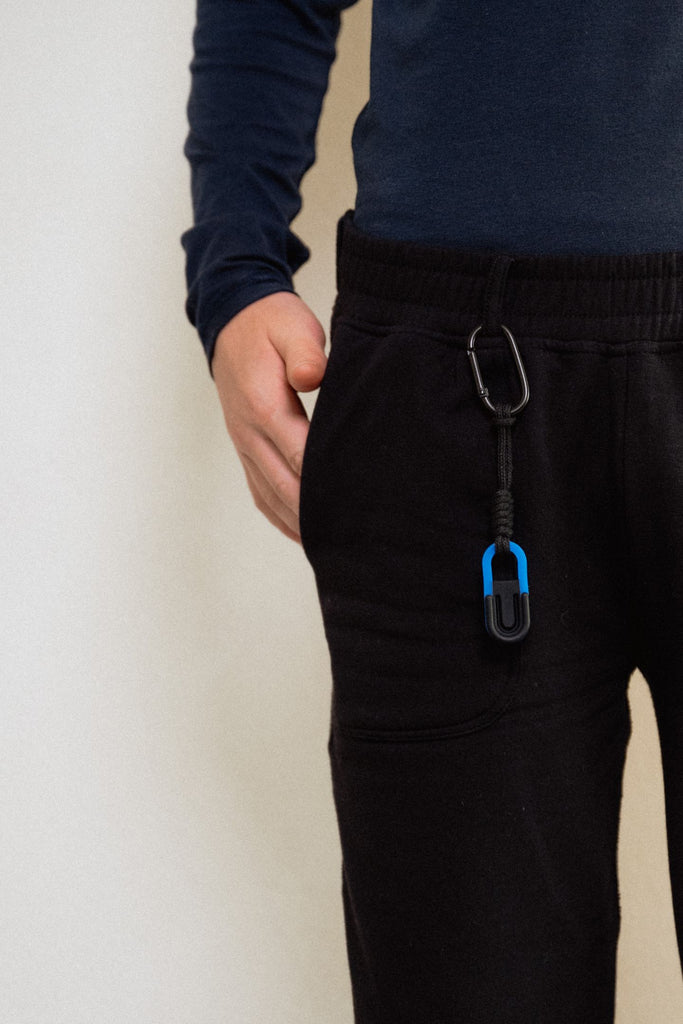 ZenKey keyhanger, stylish chewy fidget for sensory relief.