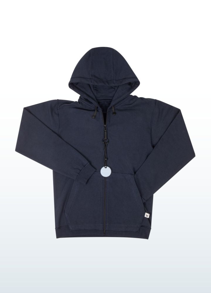 CalmCircle Blusss - stylish discreet chewy and fidget for children, teens and adults- hang at zipper puller