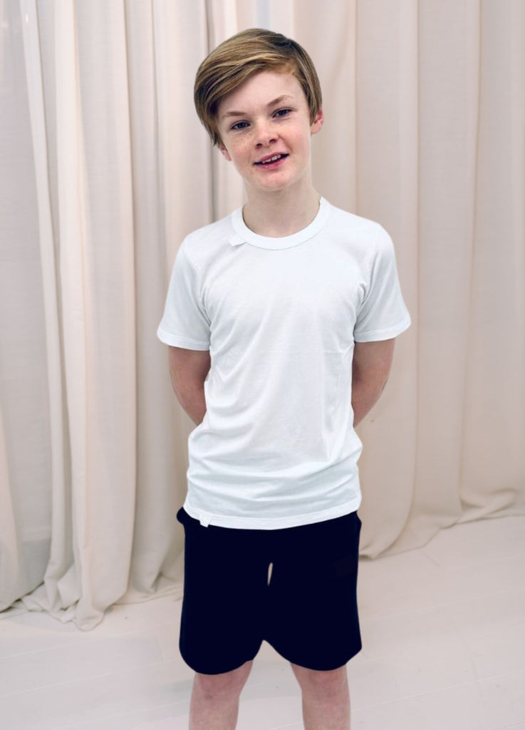 Sensory-friendly soft seamless SHORTS - dark blue_Blusss