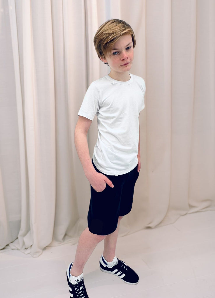 Sensory-friendly soft seamless SHORTS - dark blue_Blusss