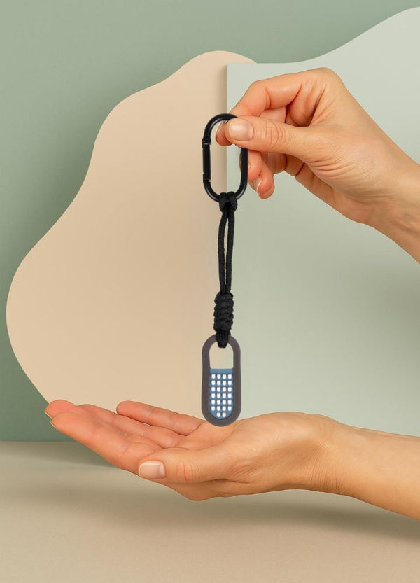 Blusss Zenkey keyhanger soothing blue stylish chewy fidget designed for sensory relief