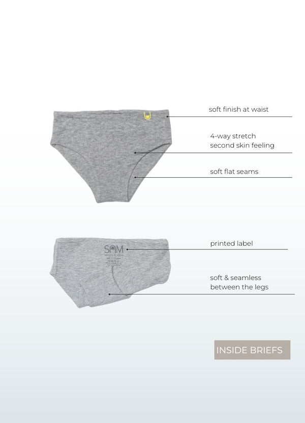 Briefs Women - soft, seamless, sensory friendly