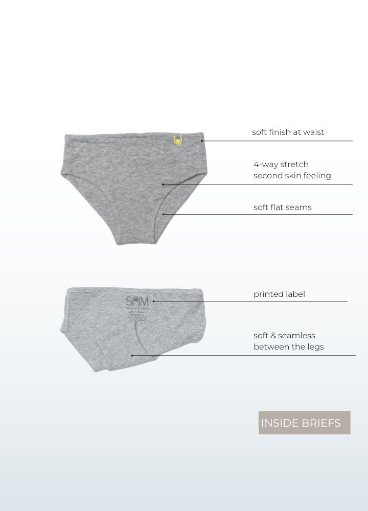 Briefs Women - soft, seamless, sensory friendly