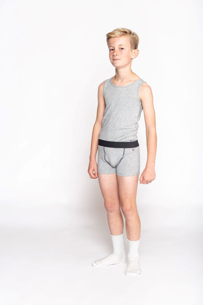 Last Pieces: Boys BOXER SHORTS accent  grey (2-pack)