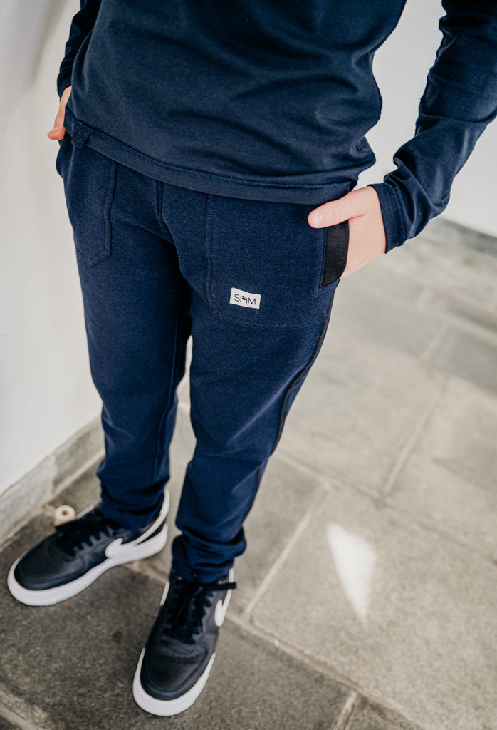 AIR SLIM sensory-friendly PANTS - dark blue