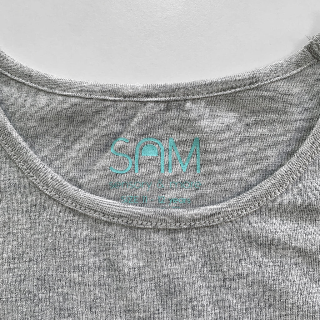 B2B - NO STRESS tickle-free T-SHIRT light grey