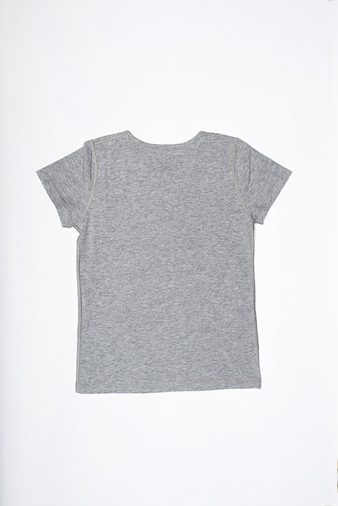 B2B - NO STRESS tickle-free T-SHIRT light grey
