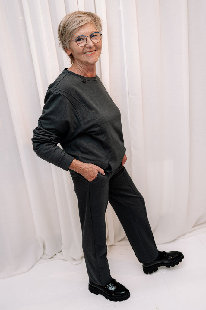 StylishComfort soft seamless sensory friendly TROUSERS - Grey