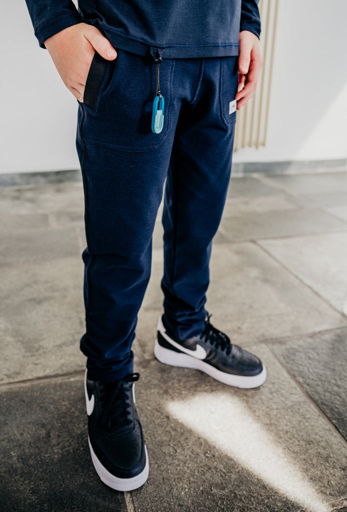 New AIR SLIM sensory-friendly PANTS - dark blue
