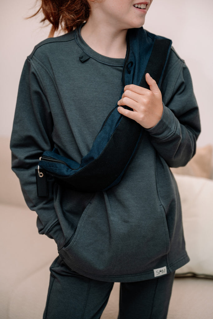 Calmdesign bag - weighted belt bag - calming by deep pressure