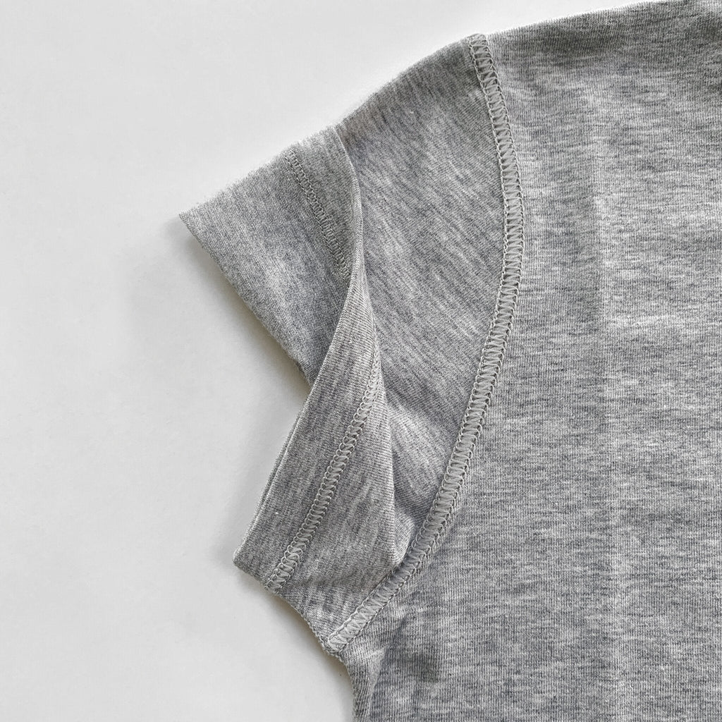 B2B - NO STRESS tickle-free T-SHIRT light grey