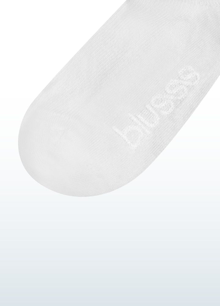 seamless soft bamboo socks_white_Blusss