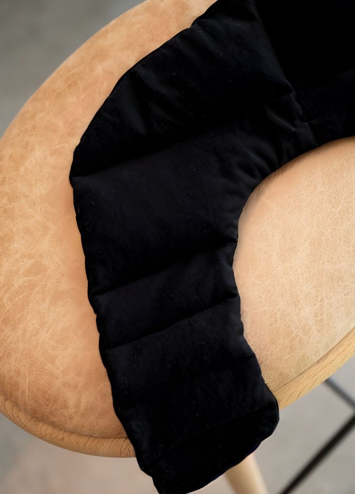 weighted collar -weighed neck pillow-deep pressure-black_Blusss