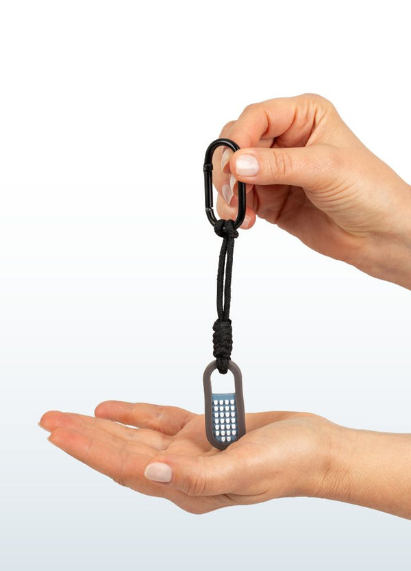 Blusss Zenkey keyhanger soothing blue stylish chewy fidget designed for sensory relief