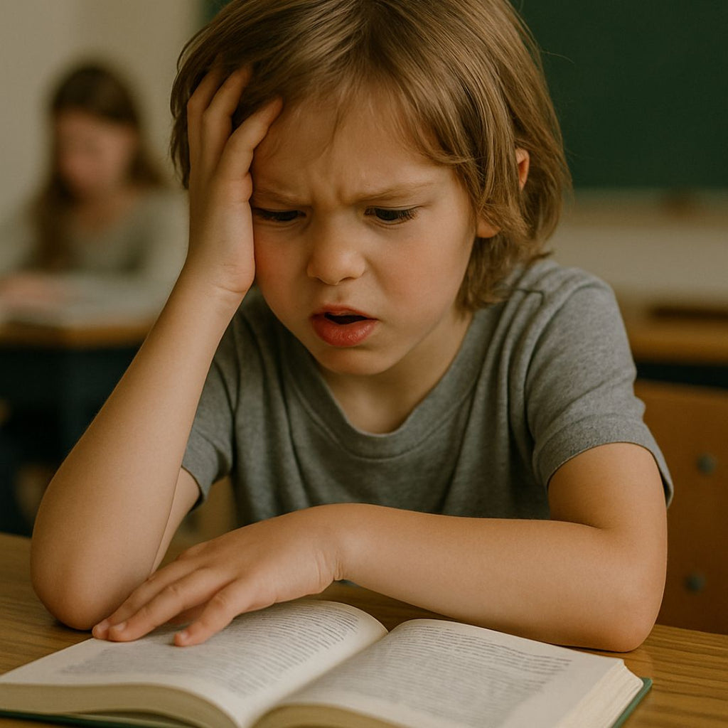 How itchy clothing affects children's concentration