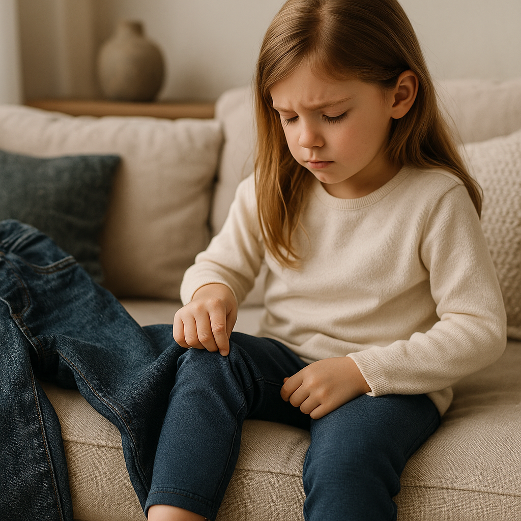 Waarom je kind geen jeans wil dragen — en wat helpt