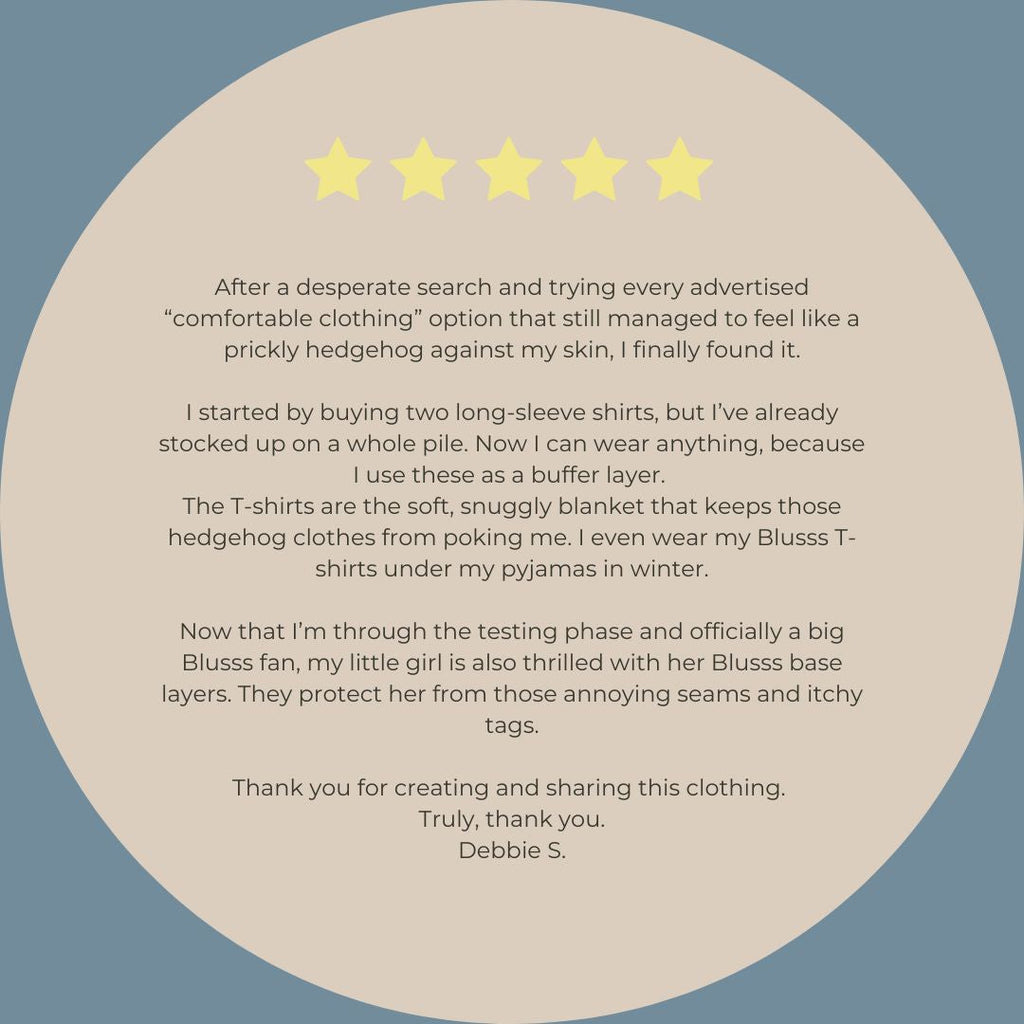 Vêtements anti-irritation enfin tout doux – L’histoire de soulagement de Debbie