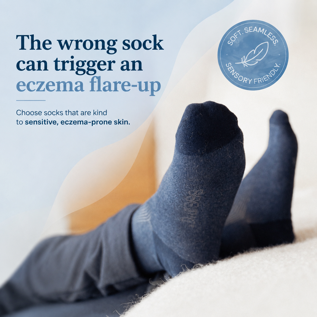Neurodermitis und Socken: Warum Nahtlose Bambus-Socken bei Ekzem den Unterschied Machen