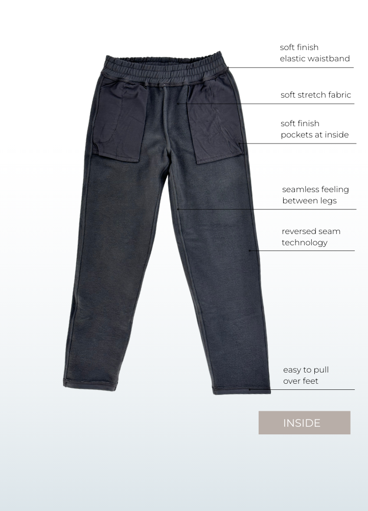 Sensory trousers - Blusss - AIR COMFORT grey