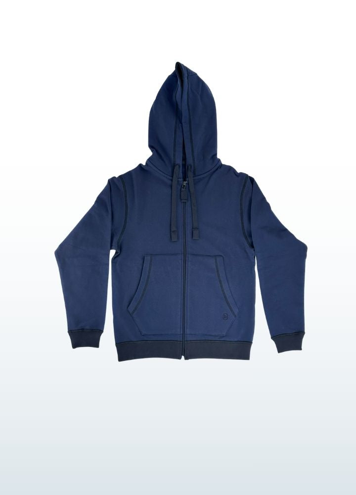 Fidget hoodie zipped for men and women-blusss-sensory friendly