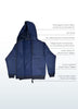 Fidget hoodie zipped for men and women-blusss-sensory friendly