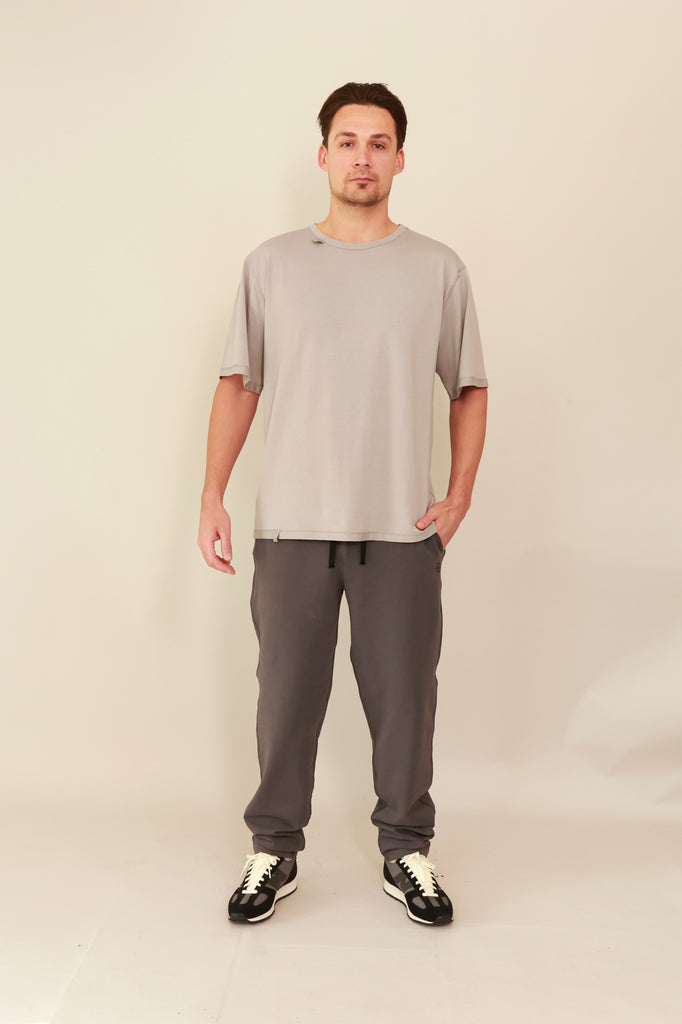 Sensory trousers for men and women - Blusss - AIR COMFORT grey