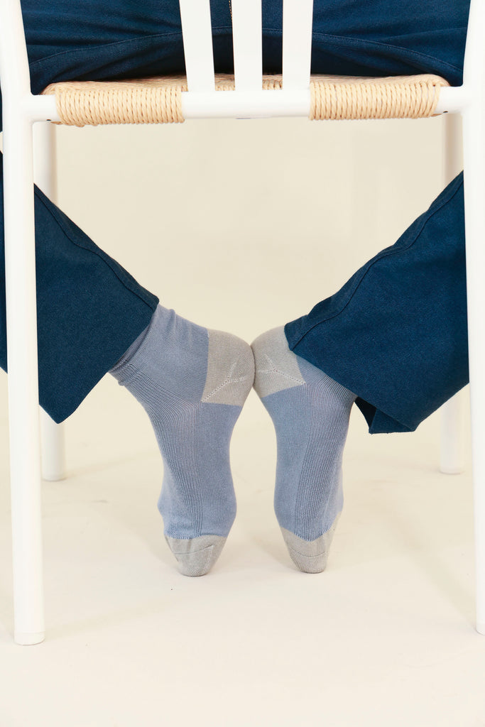 Sensory friendly soft seamless socks - Blusss - SENS Socks green mist- Kids