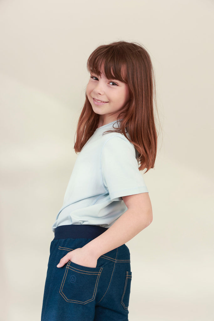 sensory friendly t-shirt for boys and  girls-soft seamless no tags bamboo_Blusss