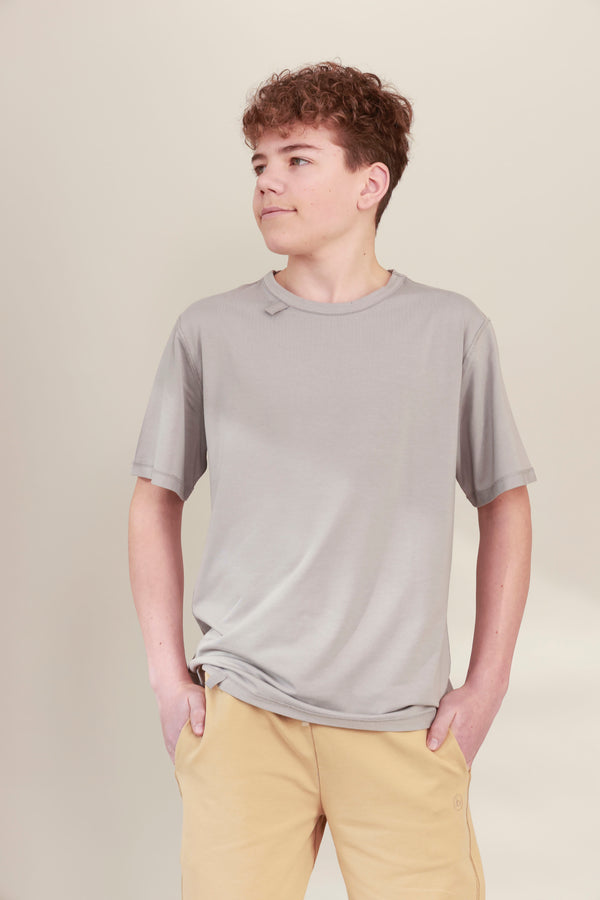 sensory friendly t-shirt for boys and  girls-soft seamless no tags bamboo_Blusss