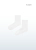 seamless soft bamboo socks_white_Blusss-3-pack