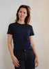Sensory friendly soft seamless T-shirt organic cotton Blue _ Blusss