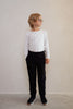 sensory friendly soft seamless trousers black for highly sensitive children