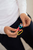 Blusss Zenkey keyhanger stylish chewy fidget designed for discreet chewing and figeting