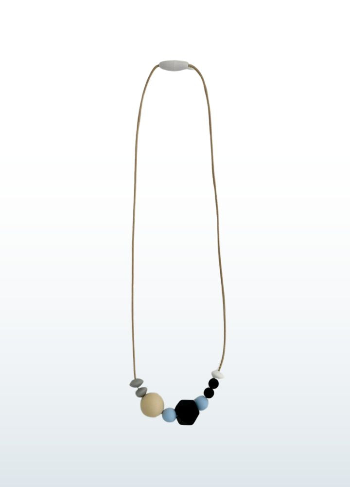 Calmbeads necklace blusss- subtle stylish chewy fidget 