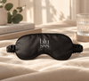 Black satin sleep mask Blusss