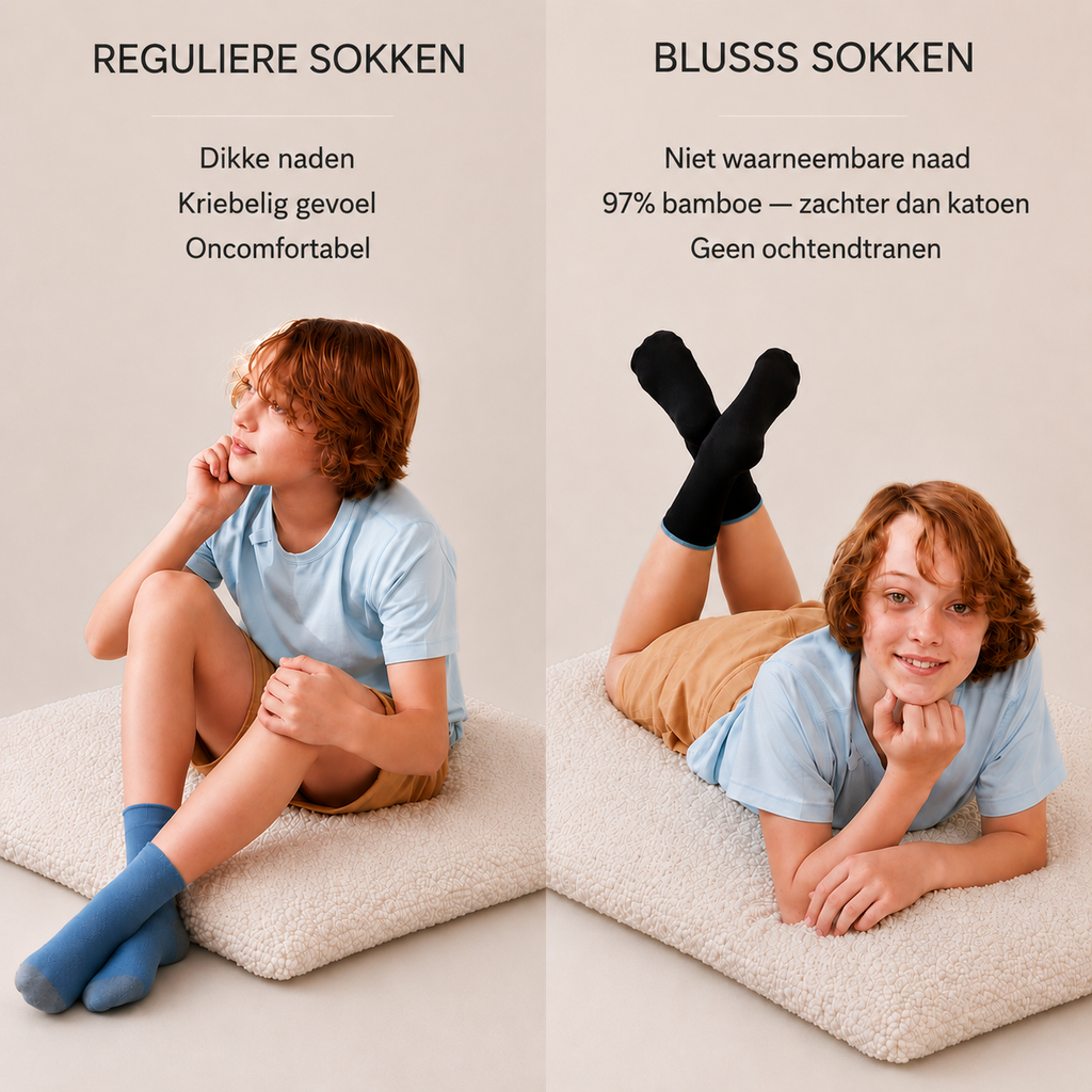 Normale sokken zijn nooit ontworpen voor kinderen die alles voelen.
