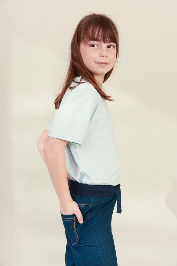Soft comfortable jeans for boys and girls, sensory friendly jeans voor sensitive children-Blusss
