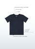 Sensory friendly soft seamless T-shirt organic cotton Blue _ Blusss