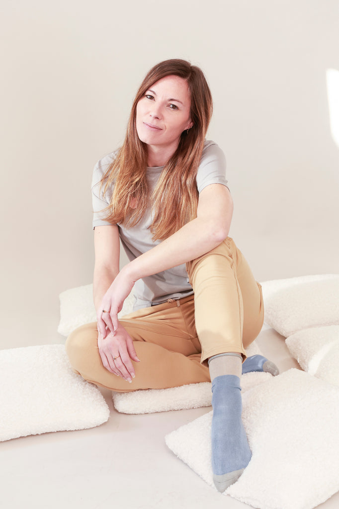 Seamless bamboo socks - Blusss -SENS color flow