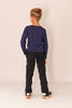 sensory friendly longsleeve blue for boys and girls - bamboo- blusss