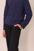 sensory friendly longsleeve blue for boys and girls - bamboo- blusss