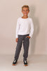 sensory friendly longsleeve WHITE for boys and girls - bamboo- blusss