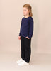 Sensory friendly black classic trousers for boys and girls_blusss