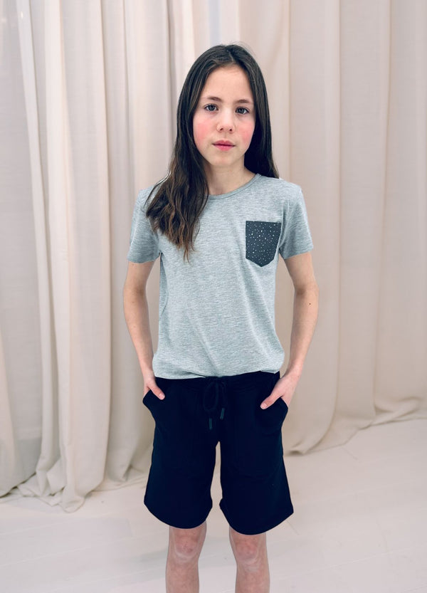 Sensory-friendly soft seamless SHORTS - dark blue_Blusss