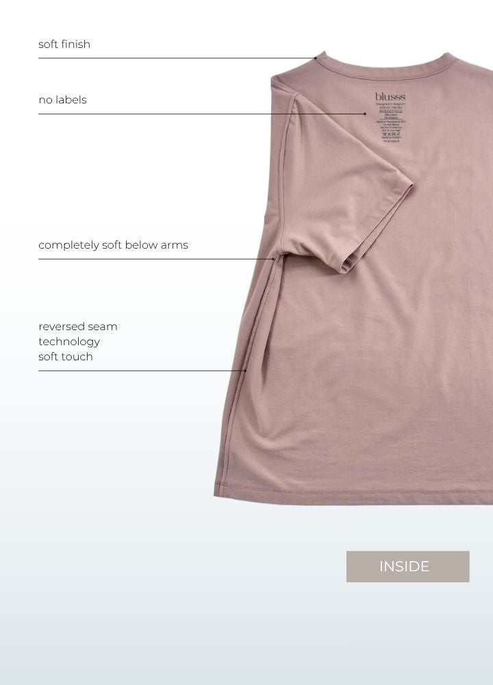 sensory friendly t-shirt for boys and  girls-soft seamless no tags bamboo_Blusss