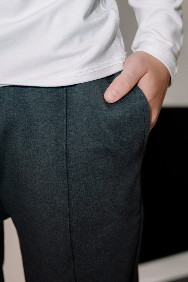 New StylishComfort soft and seamless TROUSERS - Dark Grey 