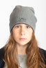 Lovely soft and warm BEANIE - grey/blue 